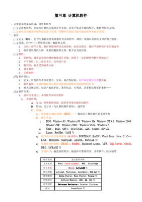 計算機軟件基礎（一） 理解計算機軟件的核心概念與分類